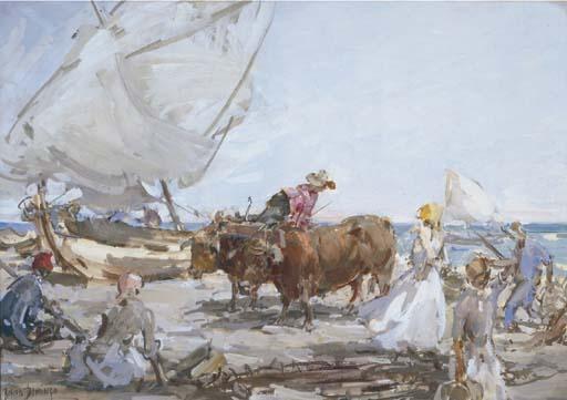 Roberto Domingo Fallola - Escena de Playa