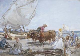 Roberto Domingo Fallola - Escena de Playa