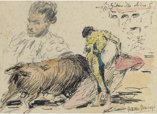 Roberto Domingo y Fallola - Study of A Bullfight