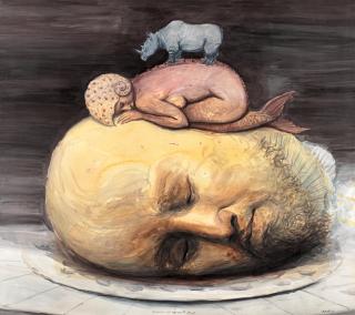 Roberto Fabelo - El sueño del navegante chino, 2005