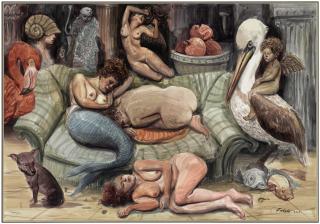 Roberto Fabelo - Ellas durmieron