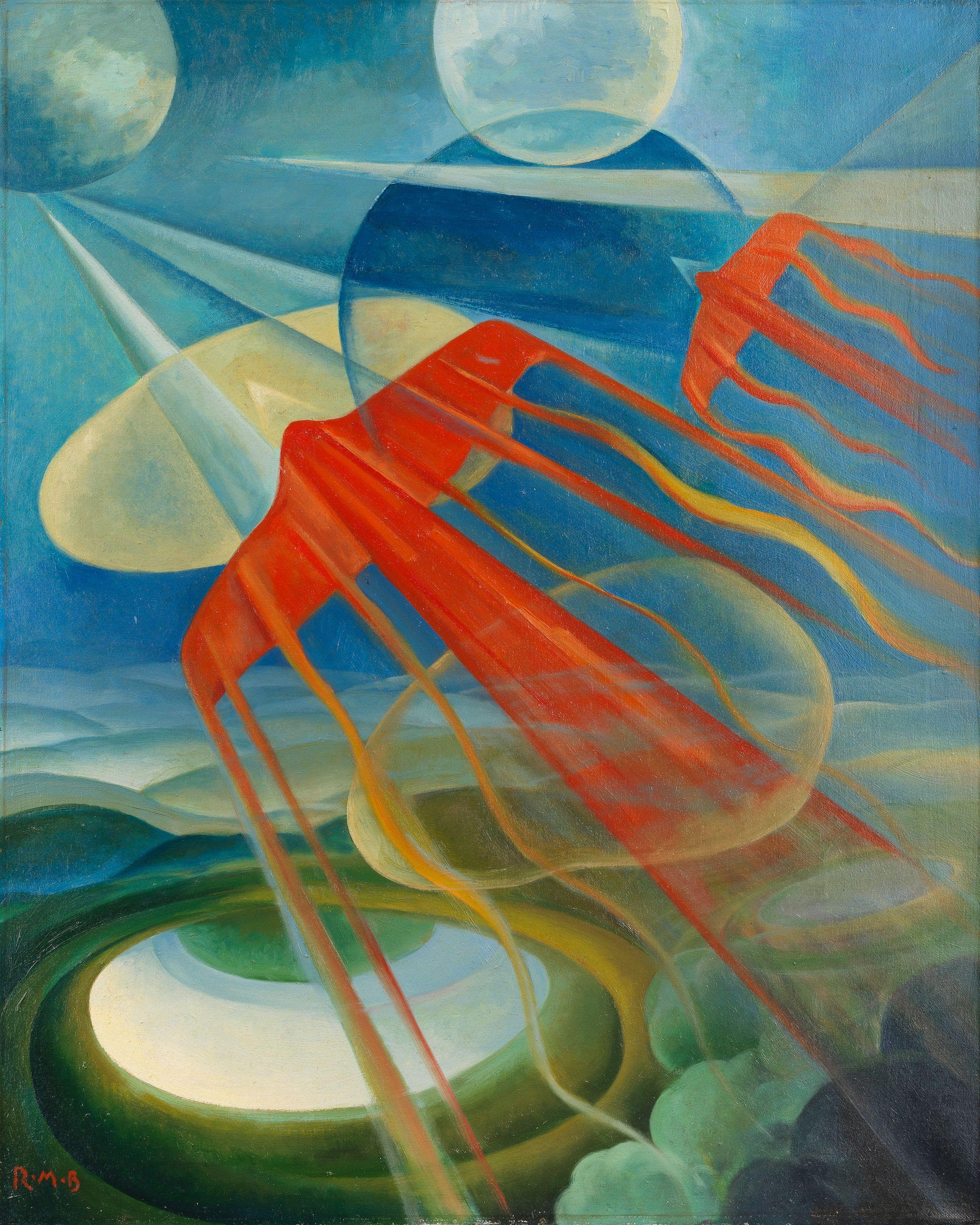 Roberto Marcello Baldessari - Aerei in velocità sul lago