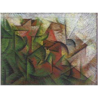 Roberto Marcello Baldessari - Dinamismo Di Alberi Più Case