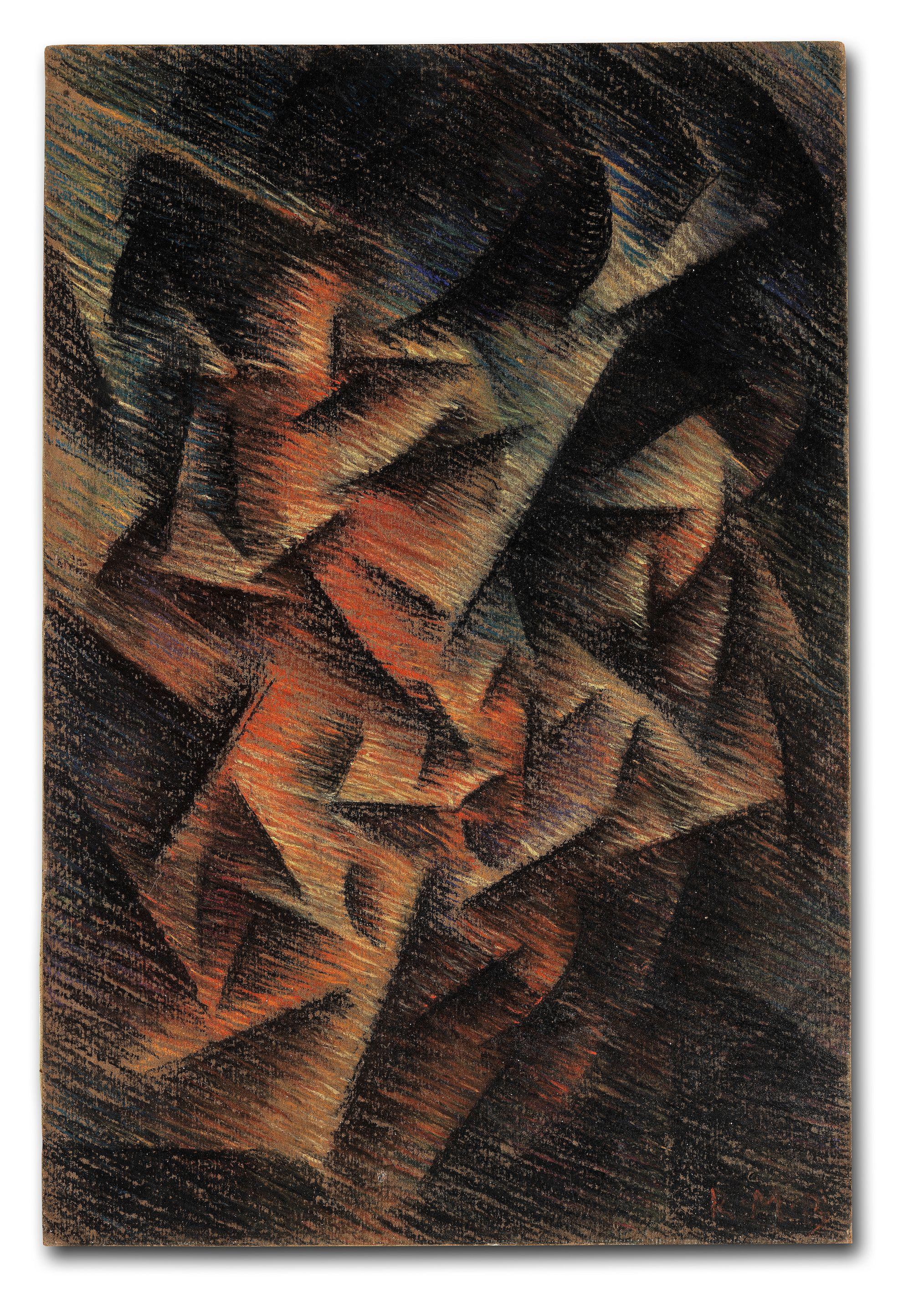 Roberto Marcello Baldessari - Figure In Movimento, 1915