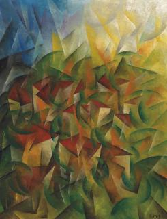 Roberto Marcello Baldessari - Paese all\'alba