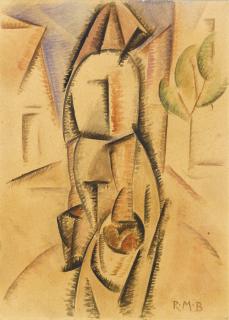 Roberto Marcello Iras Baldessari - Donna con cesto