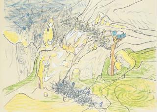 Roberto Matta - 5 Lithographies, Selection S.A., Geneva, 1977