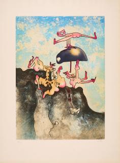 Roberto Matta - Feuilles ouvertes.