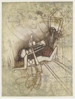 Roberto Matta - Joyce Mansour, Les Damnations, Paris, Editions Georges Visat, 1966