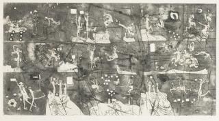 Roberto Matta - La Une A L\'H Pile (S. 212)