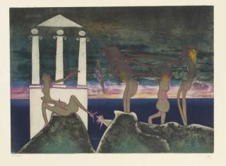 Roberto Matta - L\'Arc obscure des heures, Multiplicata S.A., Chiasso, 1975 (Ferrari 105-114)