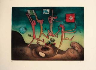 Roberto Matta - Les Helvements (Sabatier 220)