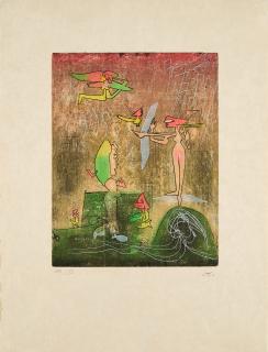 Roberto Matta - Les Poids des Poissons.