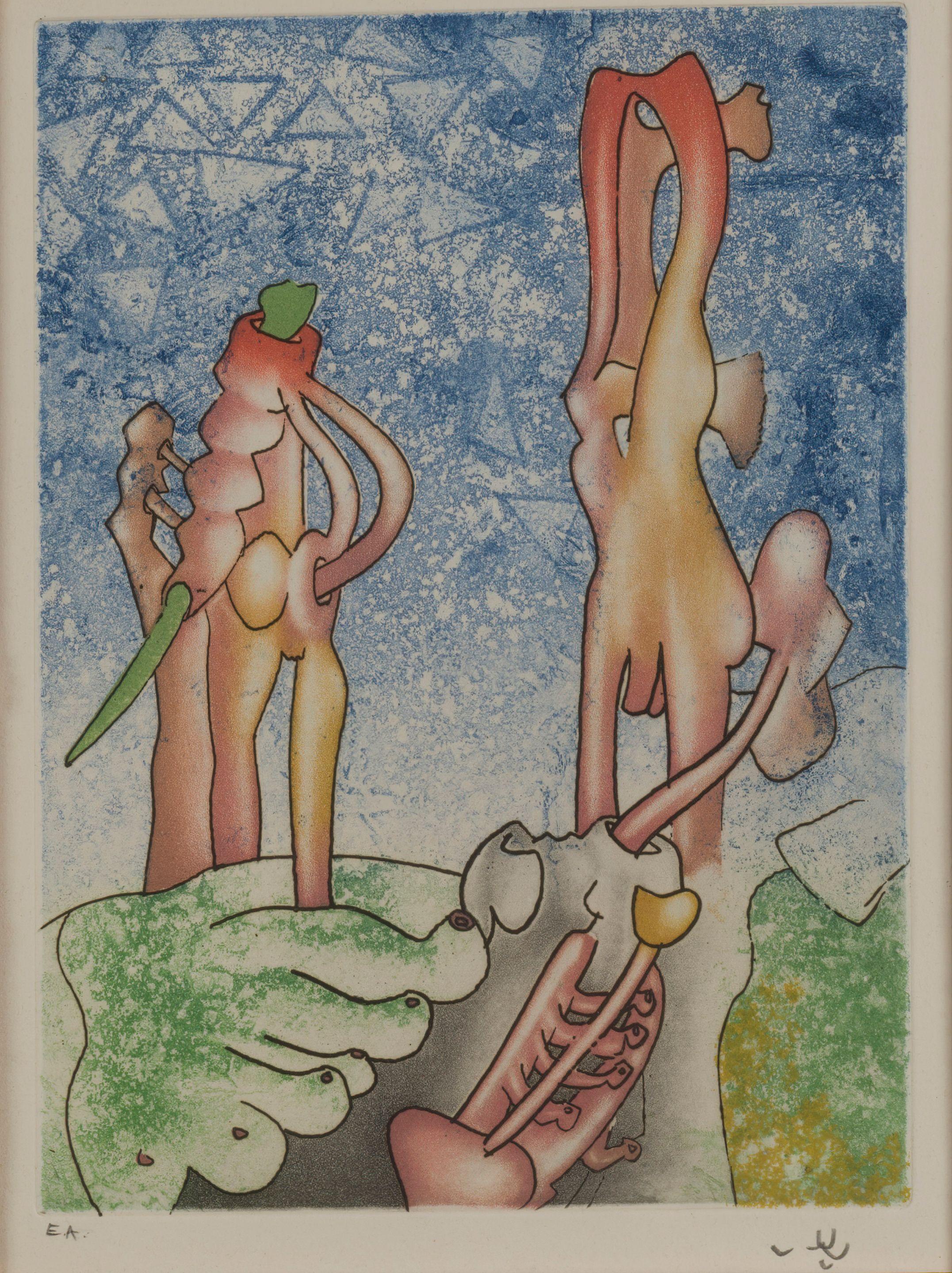 Roberto Matta - Notes de Bagdala, 1975