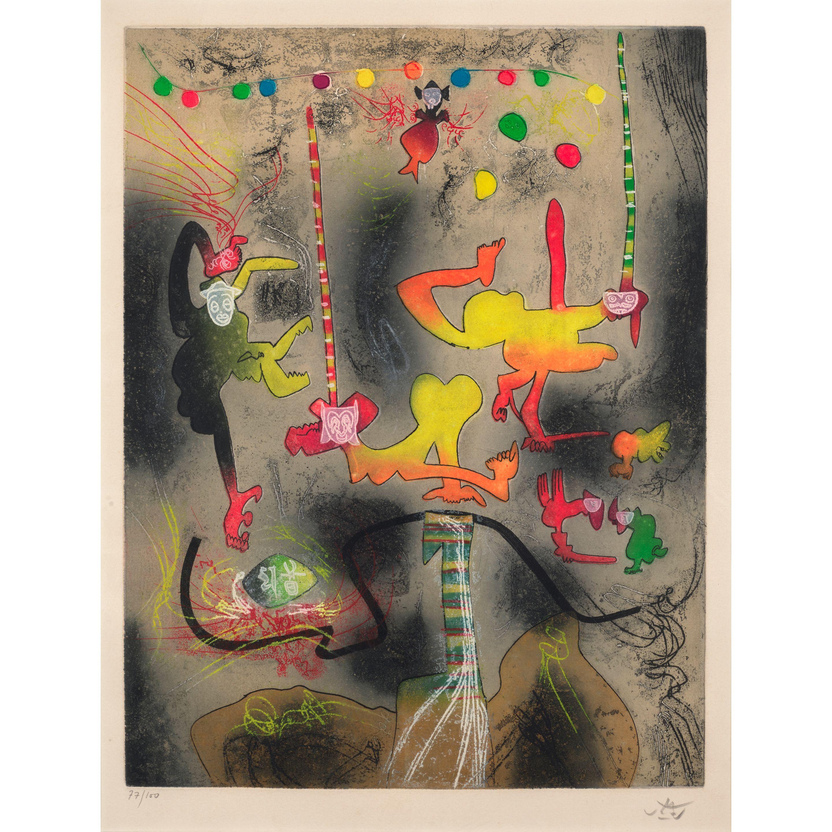 Roberto Matta - Plate VI, from Carne-Amont