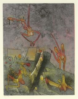 Roberto Matta - Requim por la Fin des Temps: One Plate