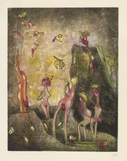 Roberto Matta - Two plates, from Requiem pour la Fin des Temps (Ferrari 244 and 245)
