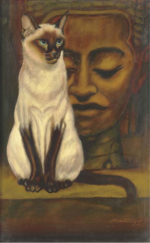 Roberto Montenegro - Gato con máscara