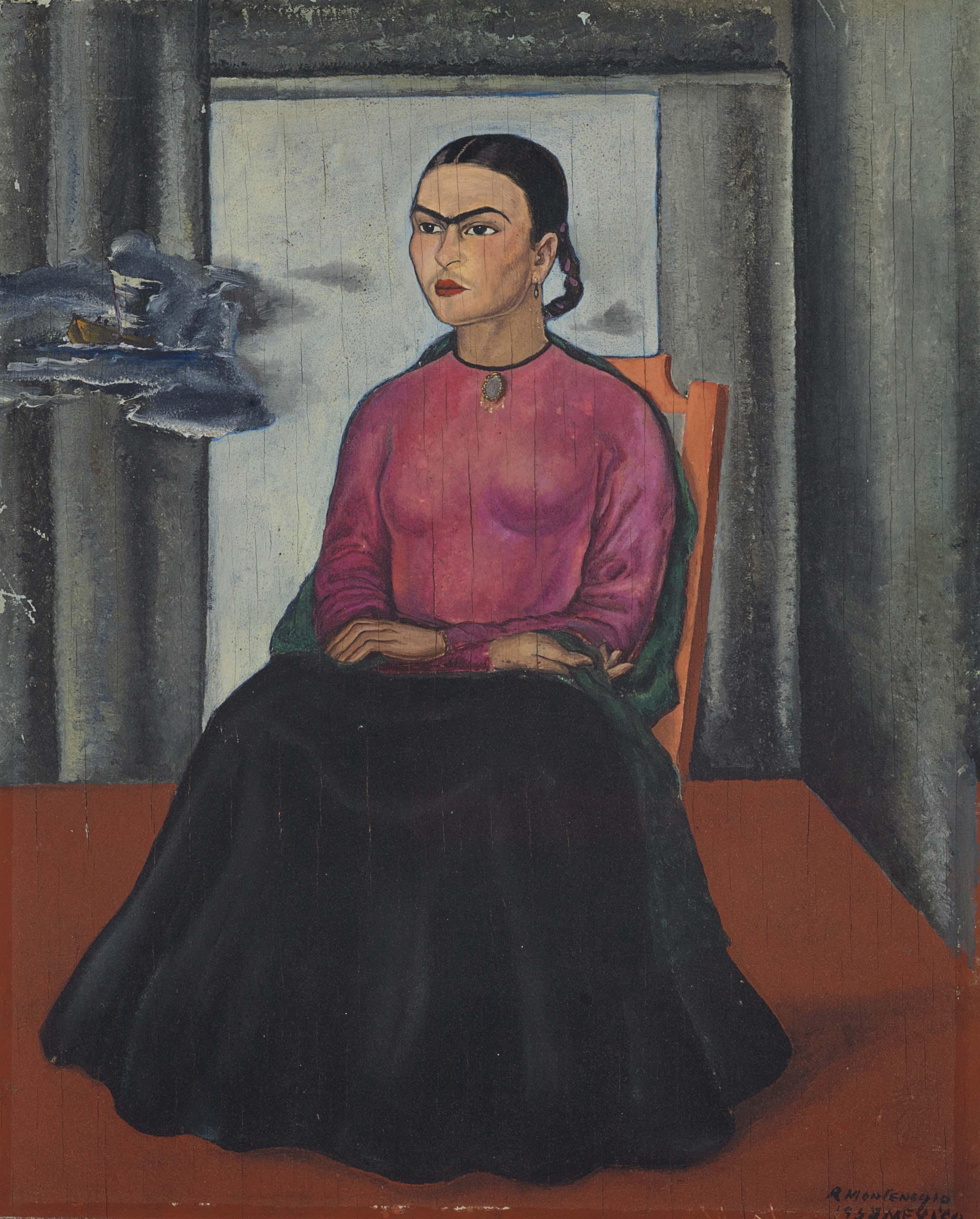 Roberto Montenegro - Portrait of Frida Kahlo