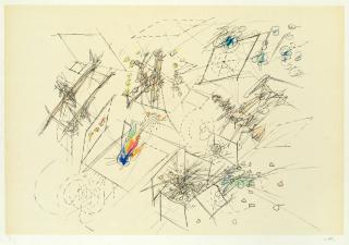 Roberto Sebastian Matta - 5 Lithographies