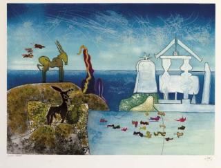 Roberto Sebastian Matta - Héraclite, L\'Arc, Obscure des Heures, Chiasso, Multiplicata, S.A., 1975 (Ferrari 105-114)