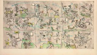 Roberto Sebastian Matta - La Une À L\'H Pile (Ferrari 13)