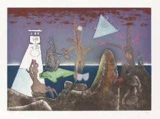 Roberto Sebastian Matta - L\'Arc, Obscure des Heures, Multiplicata S.A., Chiasso, 1975 (F. 105-114)