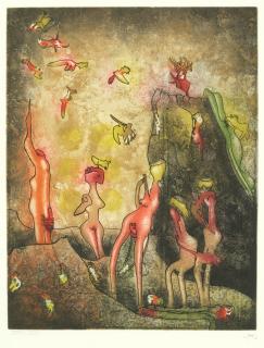 Roberto Sebastian Matta - Ma Chair Rie, from Requiem pour la Fin des Temps