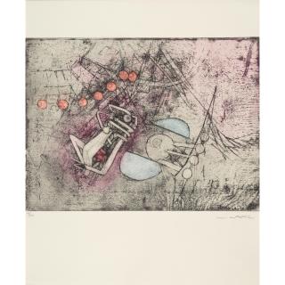 Roberto Sebastián Matta - Plates 6 and 13, from Come detta dentro vo significado (2 works)