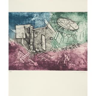 Roberto Sebastián Matta - Plates 8 and 14, from Come detta dentro vo significado (2 works)