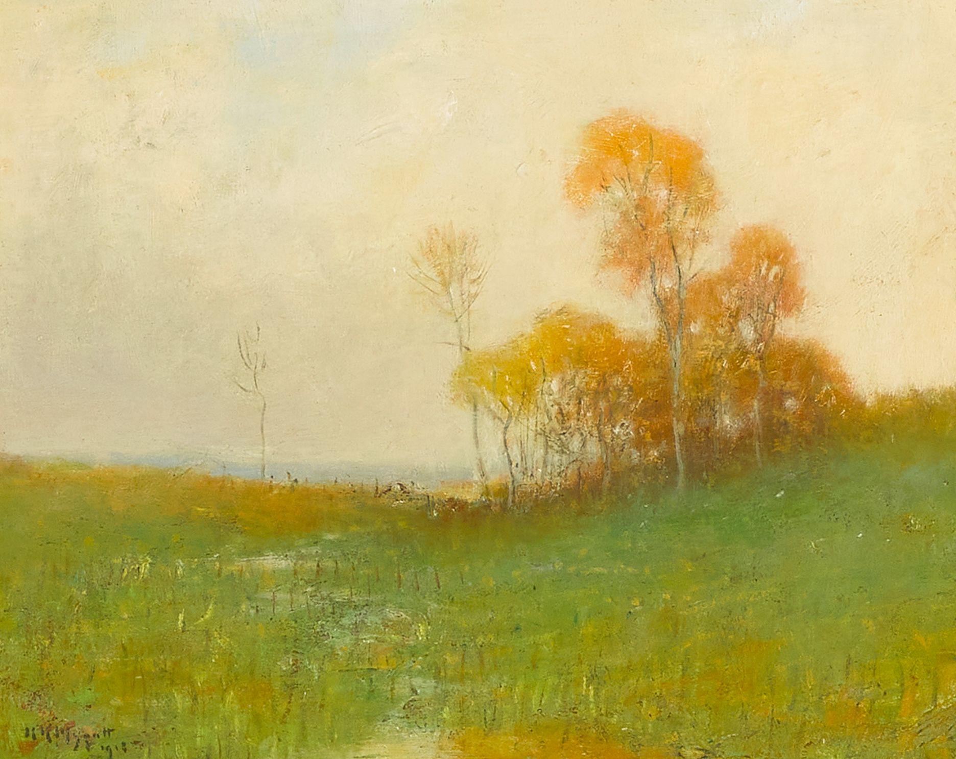 Robertson K. Mygatt - Spring with Yellow-Orange Trees