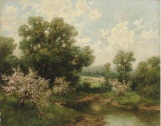Robet Melvin Decker - Spring Landscape