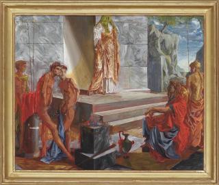 Robin Ironside - Classical figures with a sacrificial altar
