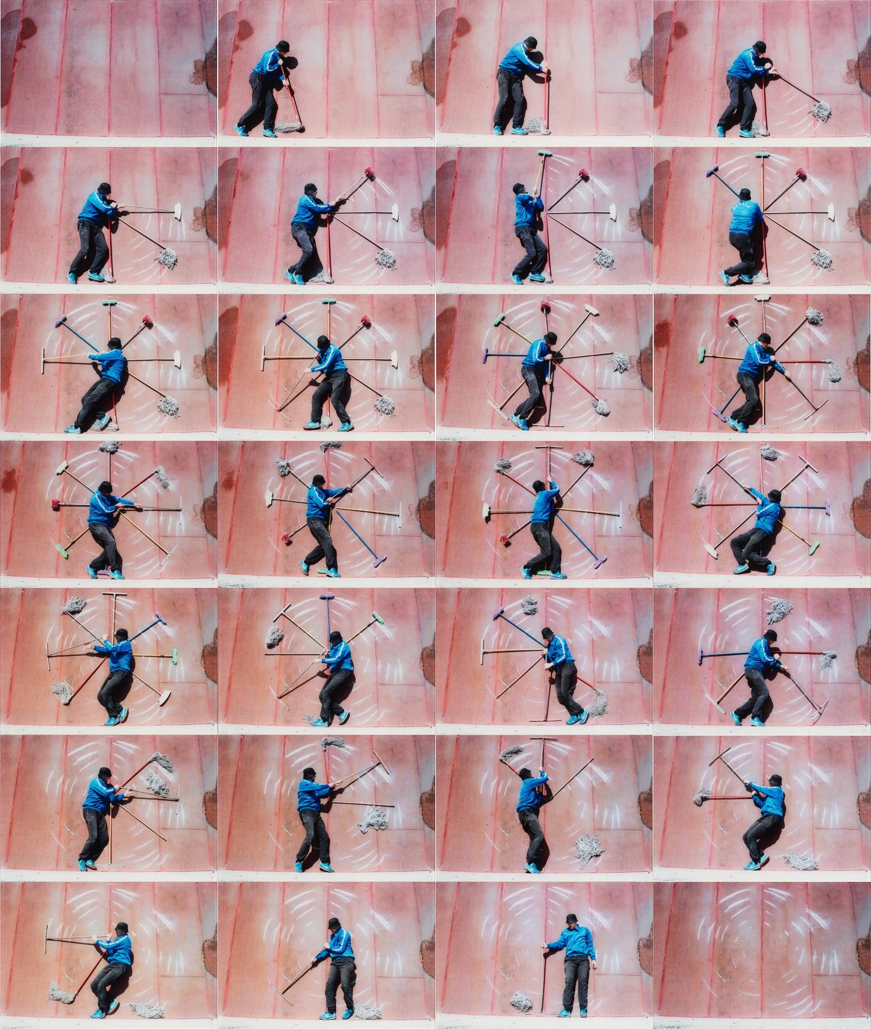 Robin Rhode - Untitled (Sticks) (in 28 parts)