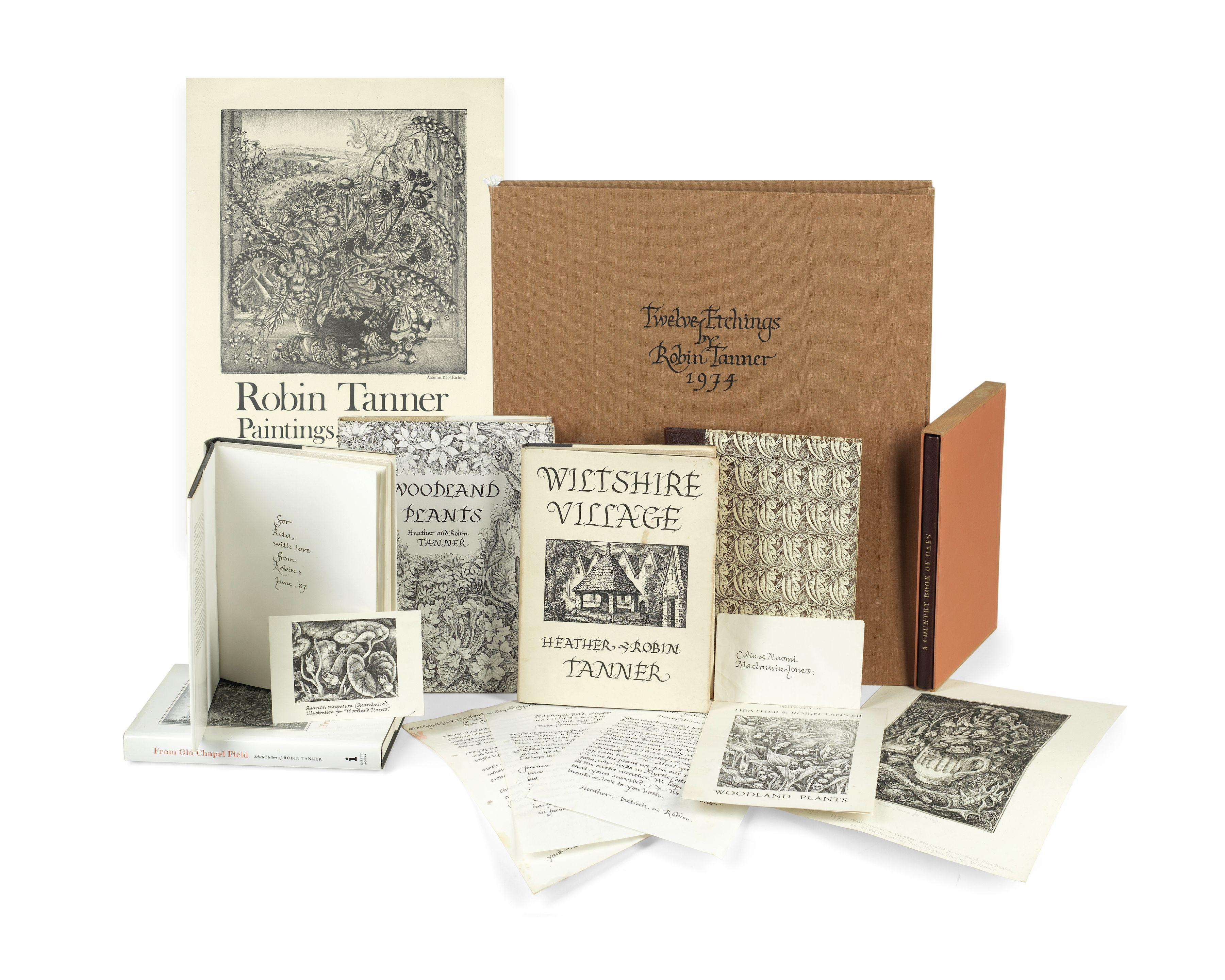 Robin Tanner - \'Twelve Etchings Portfolio\' together with a collection of other works