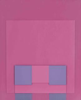 Robyn Denny - Untitled, Plate I, Magenta/Purple