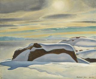 Rockwell Kent - Abandoned House, Greenland (Refuge Hut)