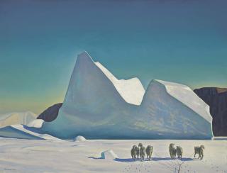 Rockwell Kent - Iceberg; Sledge Dogs, Greenland