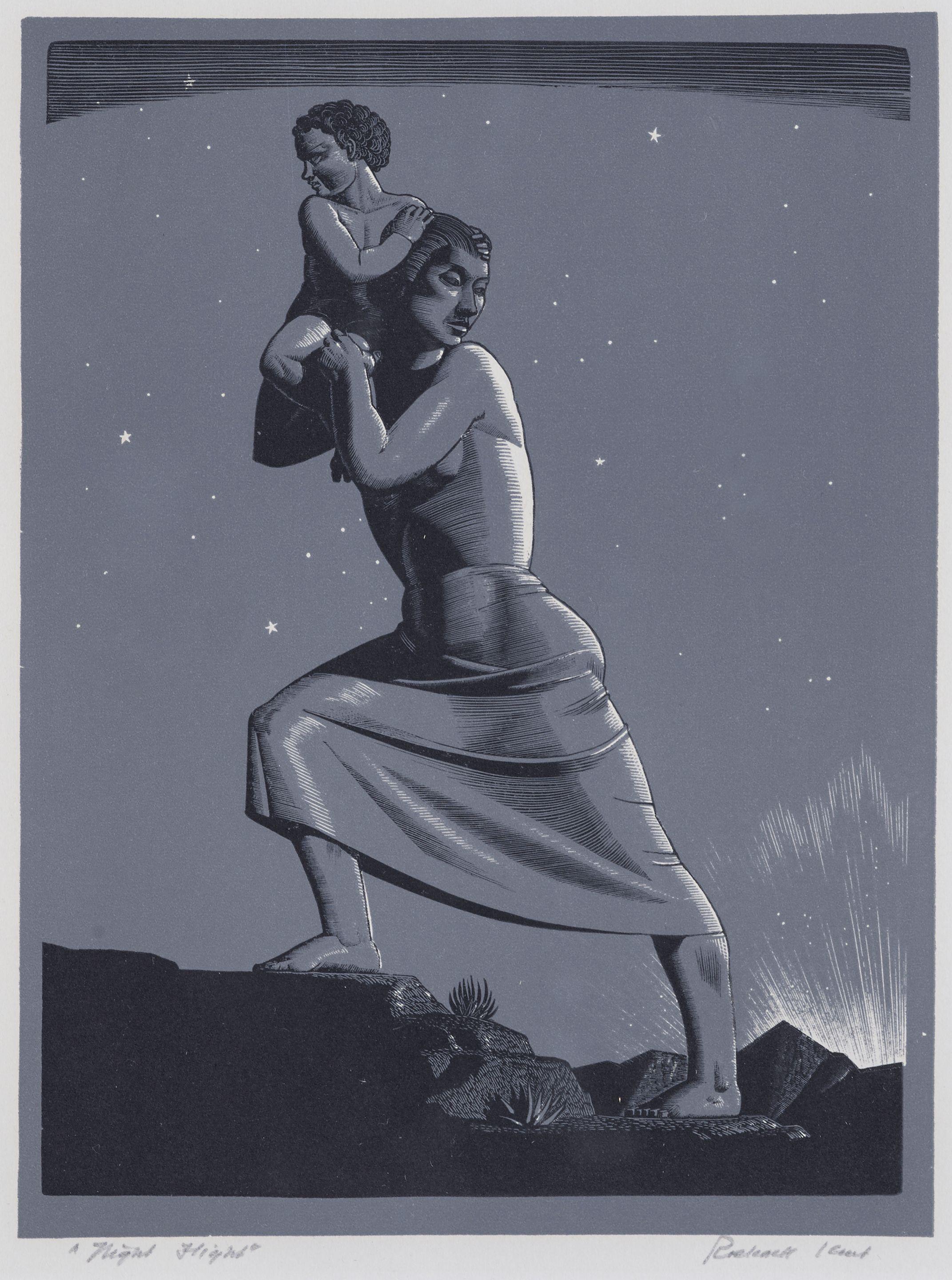Rockwell Kent - Night Flight