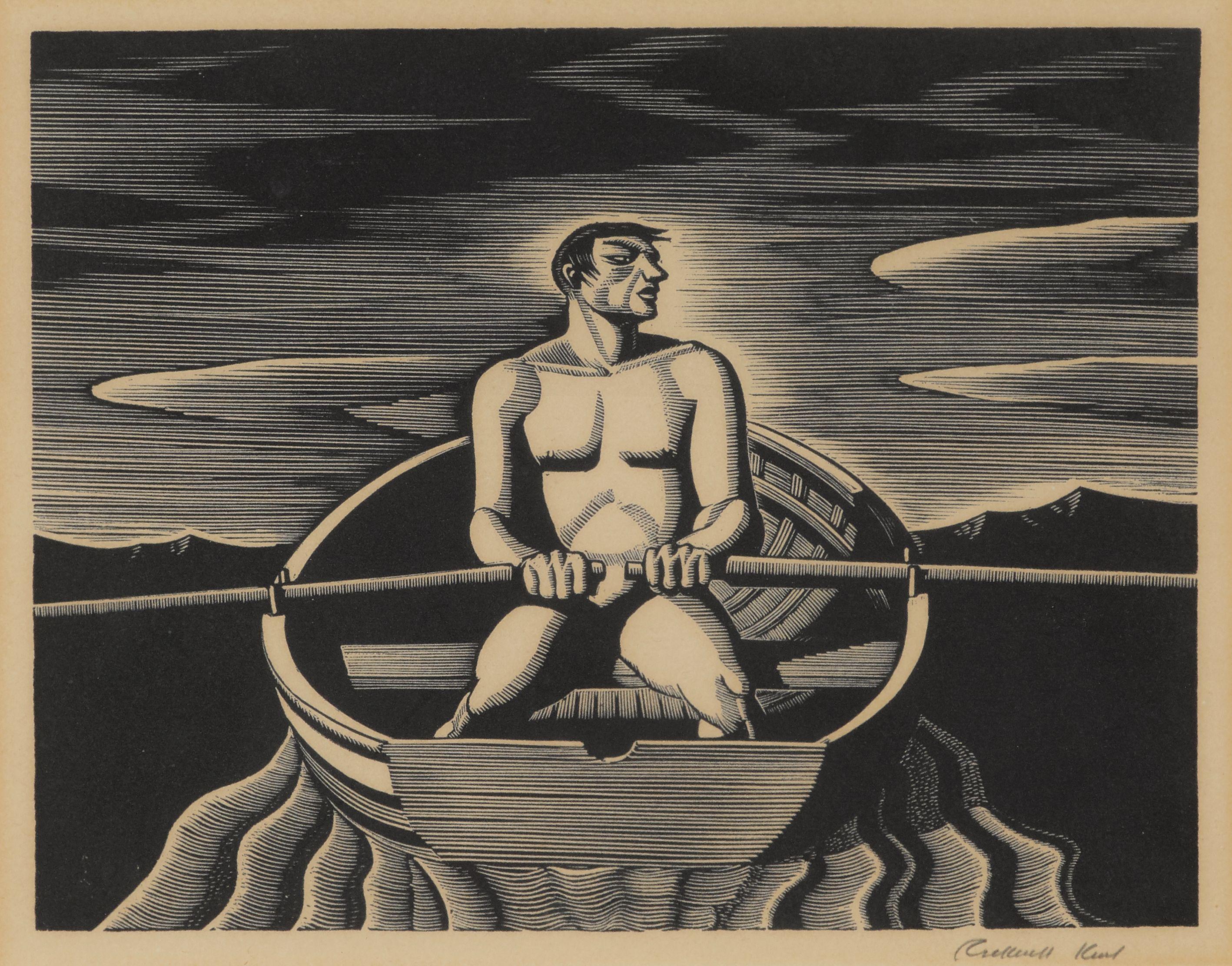 Rockwell Kent - The Oarsman