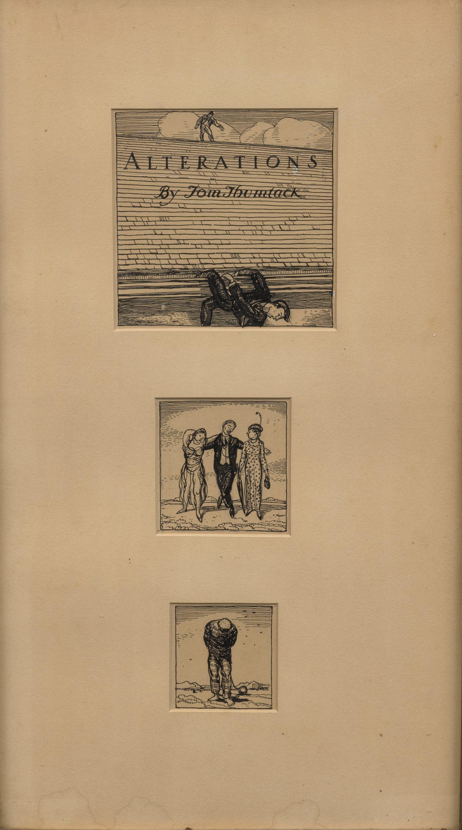 Rockwell Kent - Three Drawings from Architec-tonics