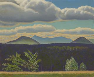Rockwell Kent - Tree Tops and Mountain Peaks