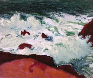 Roderic O\'Conor - Blue Sea And Red Rocks, Brittany
