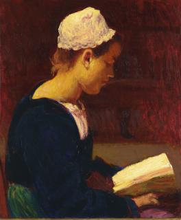 Roderic O\'Conor - Breton Girl Reading (Bretonne Lisant)