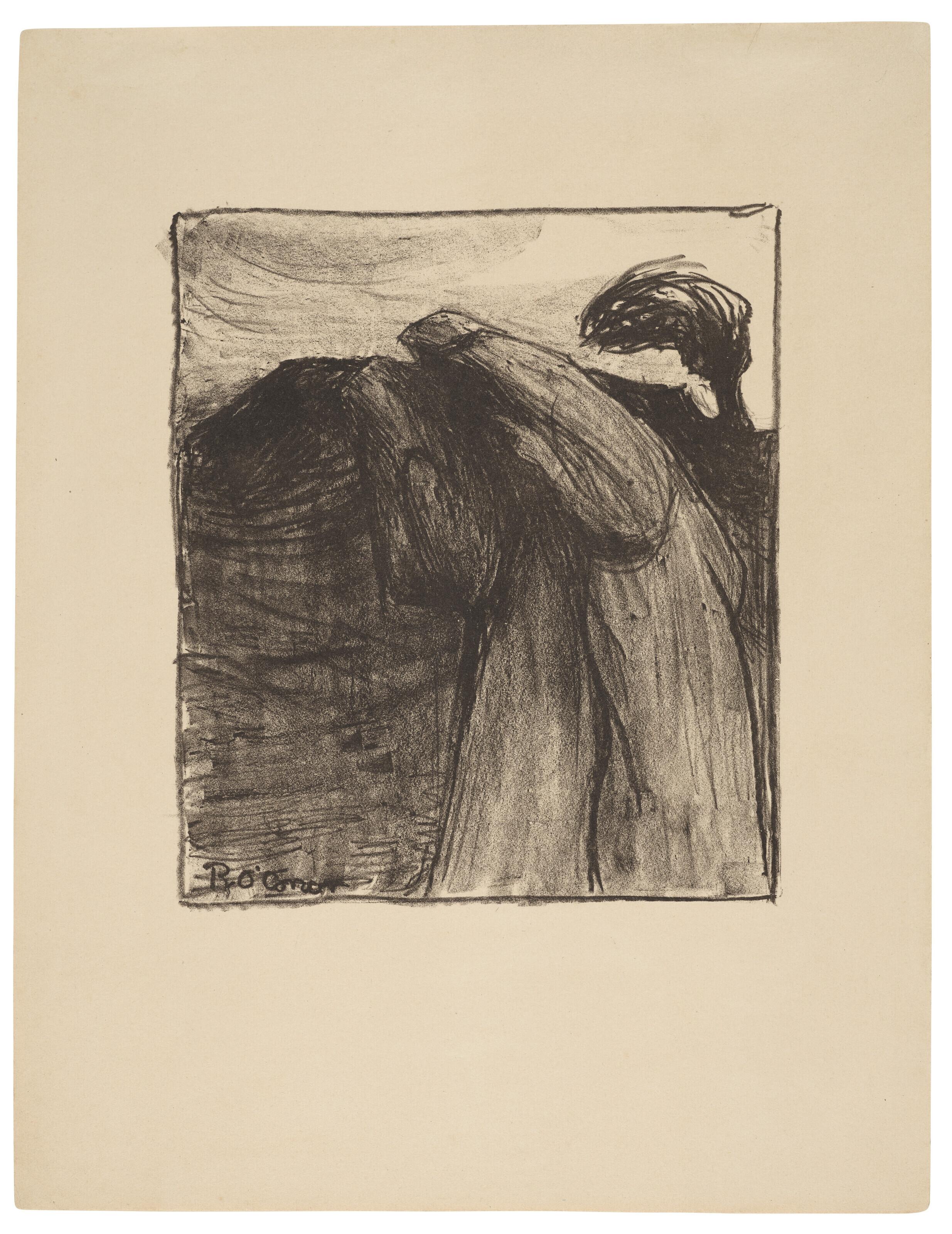 Roderic O\'Conor - Deux femmes de profil dans un paysage