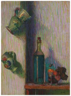 Roderic O\'Conor - Flowers, bottle and two jugs
