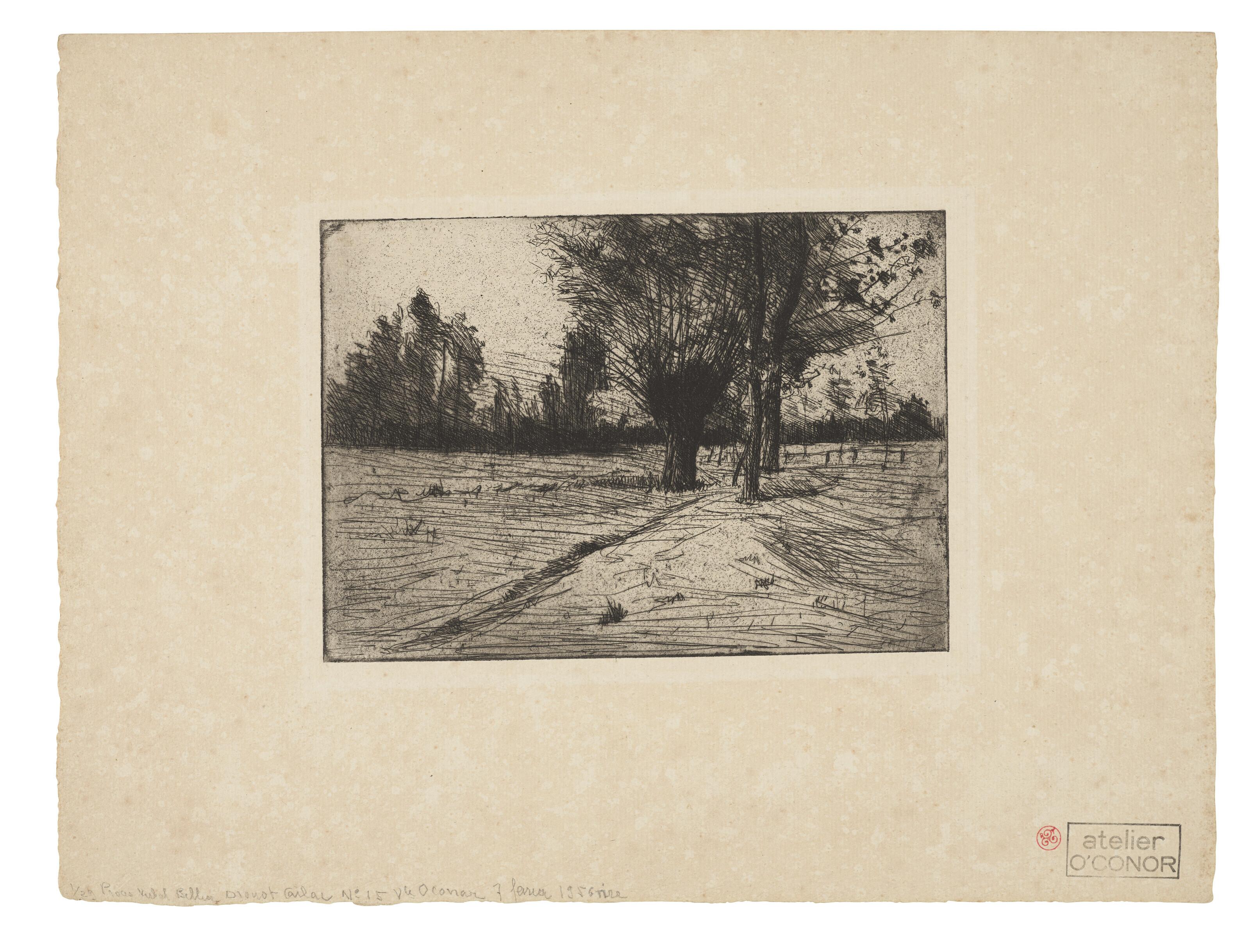 Roderic O\'Conor - Paysage avec des arbres