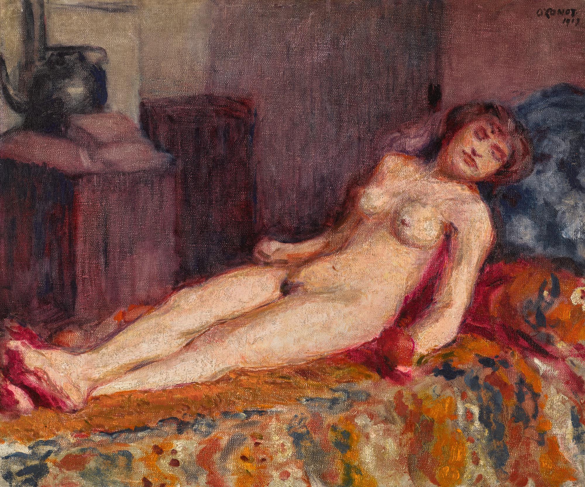 Roderic O\'Conor - Reclining Nude