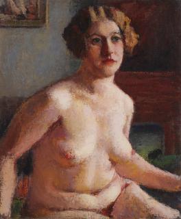 Roderic O\'Conor - Seated Nude, Half-Length