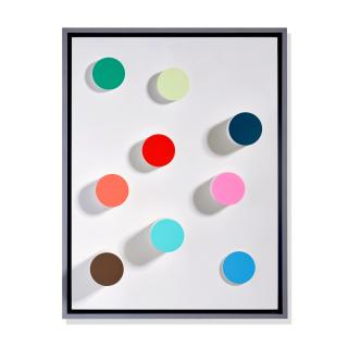 Rodney Graham - Cylindro-chromatic Abstraction Construction #16